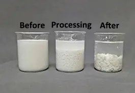 Marble cutting wastewater