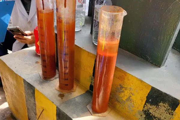 HyChron Red Mud Flocculants Site Test