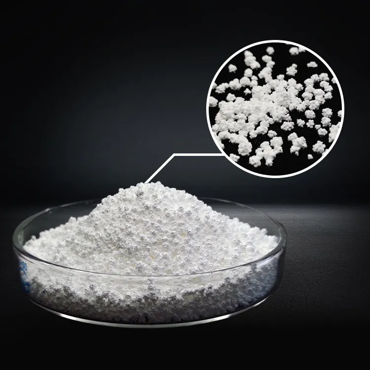 Anhydrous calcium chloride pellets