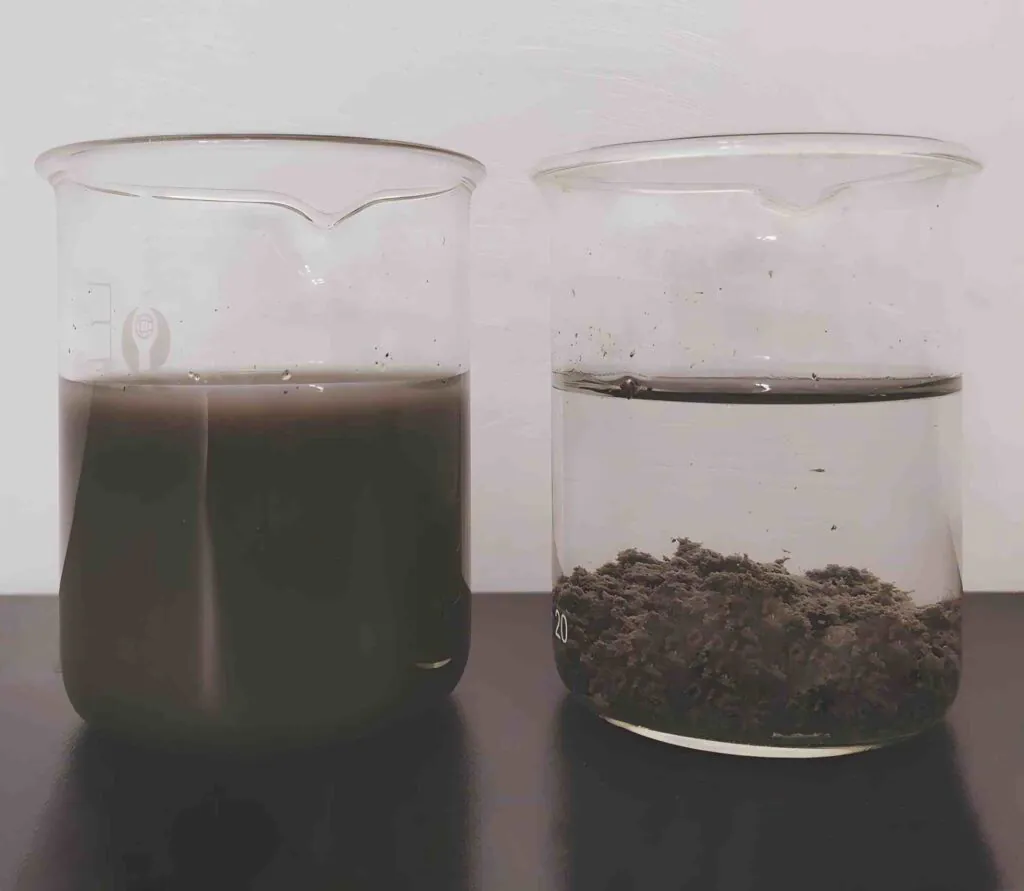 Polyacrylamide flocculation process in coal washing plant