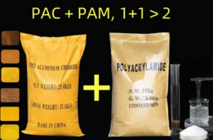 Combined use of PAC and PAM in sewage treatment flocculation