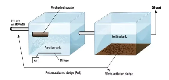 Activated sludge seeding process in aeration tank