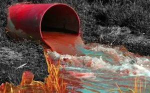 Highly colored textile wastewater