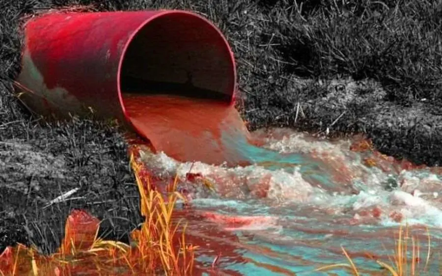 Highly colored textile wastewater