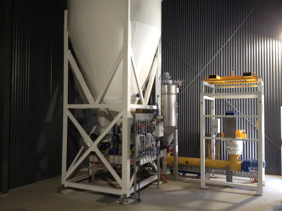 PAC dosing system diagram