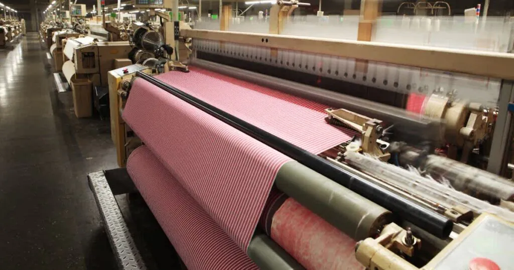 Textile finishing production line