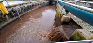 municipal wastewater treatment tank