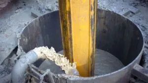 Construction piling slurry