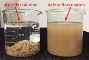 sedimentation tank floc formation comparison