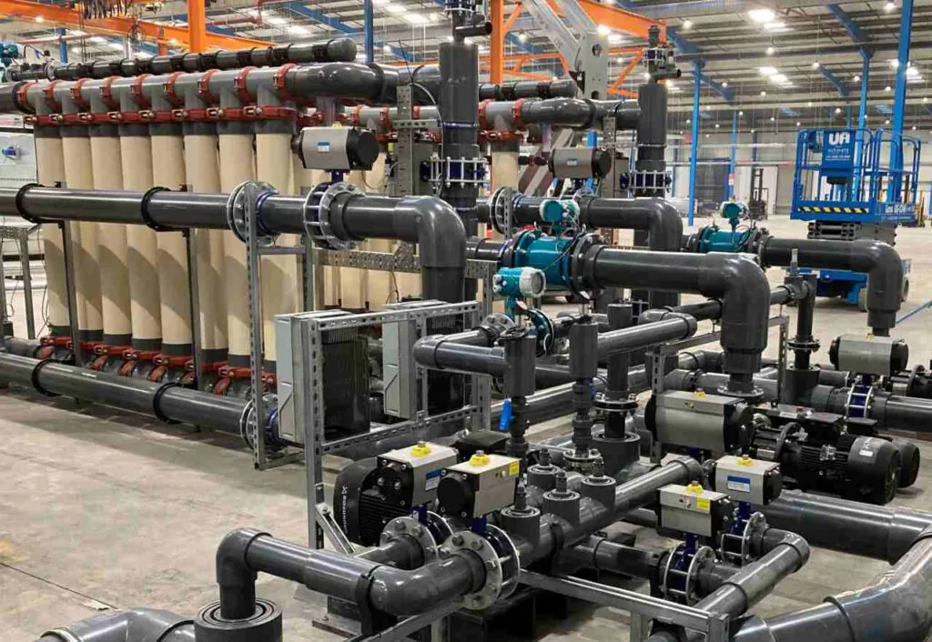 Industrial water recycling system
