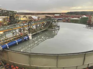mining thickener tank operation